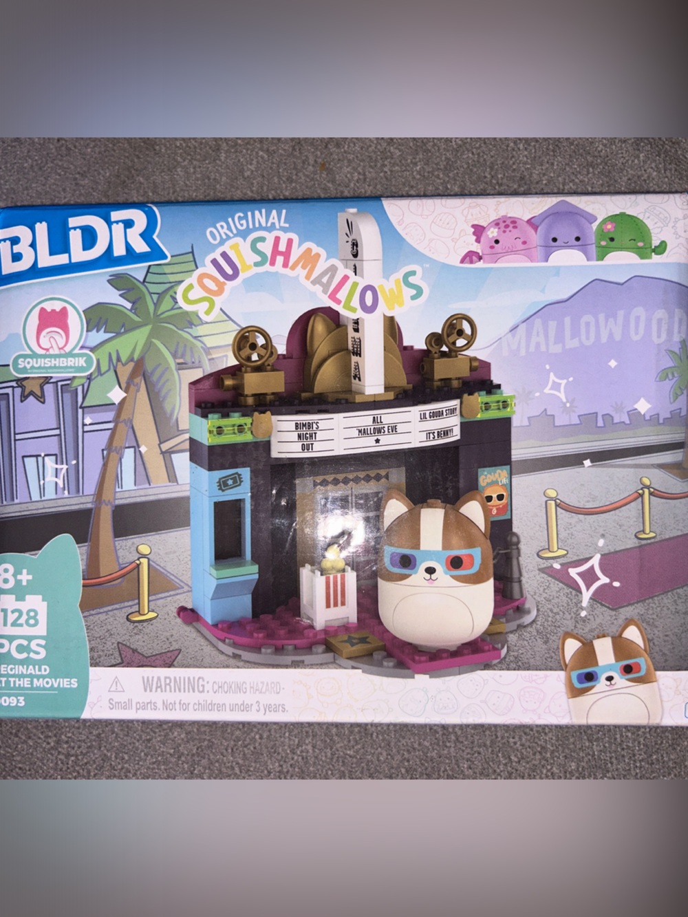Original Squishmallows Movie Theater Playset